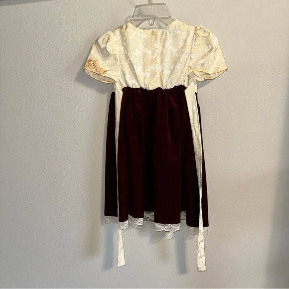 Bonnie Jean Cream Floral Dress size 5 y.o. - Picture 4 of 10